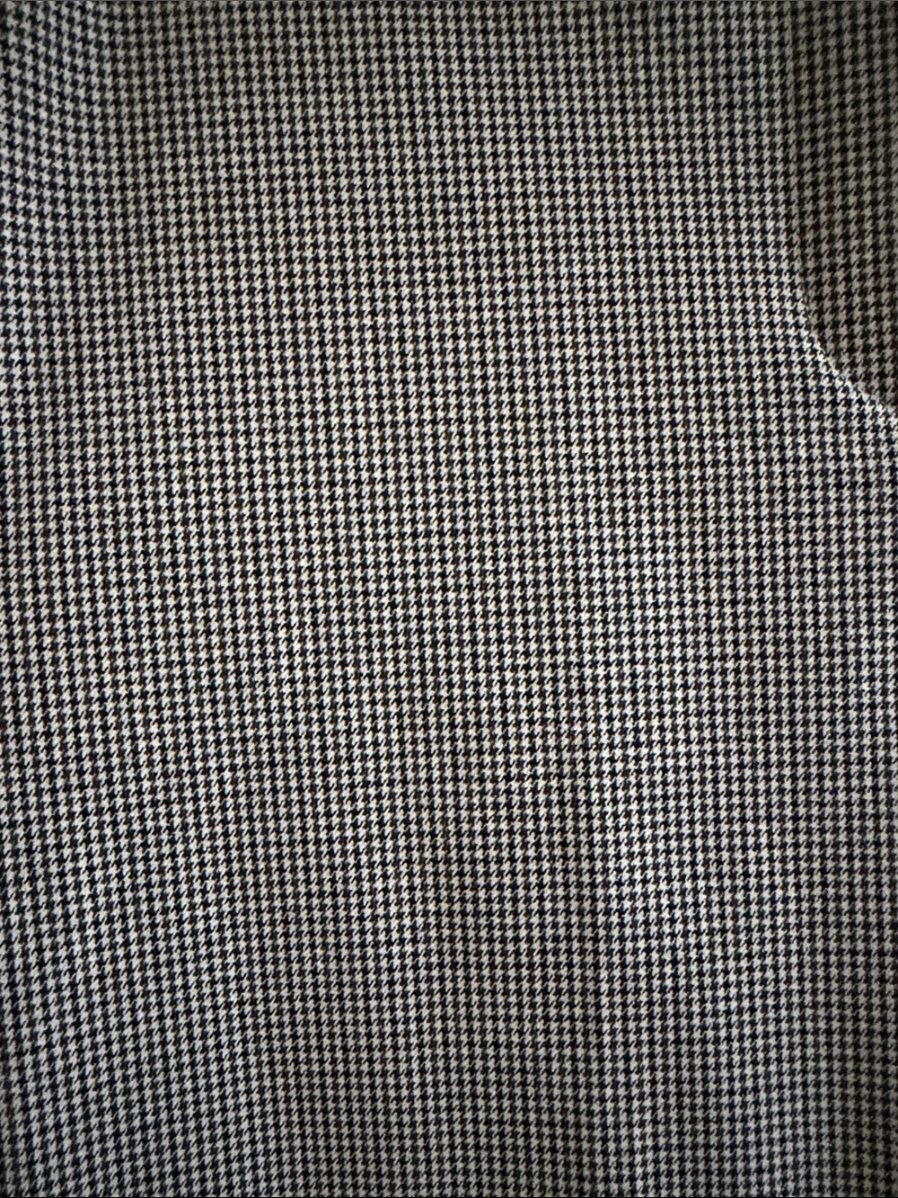 Abercrombie & Fitch high rise bootcut pants in beige houndstooth size 28/6 Long - Picture 8 of 10